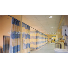 Pinch pleat top hospital partition curtain with drawing